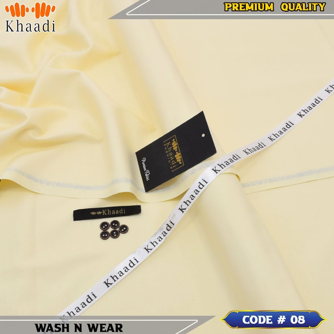 Wash N Wear Unstitched Gents Suit 108