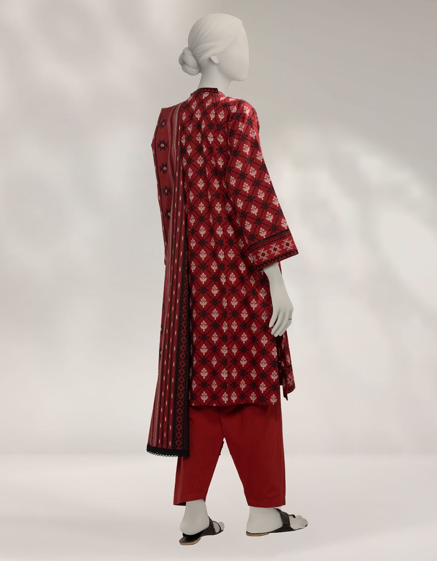 3 Piece - Digital Printed Lawn Suit 98